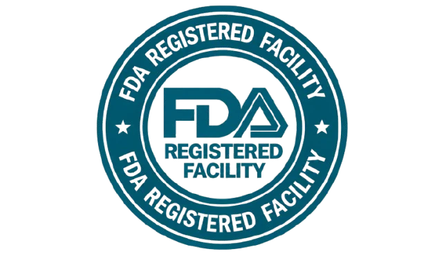 Kerassentials FDA registered facility badge